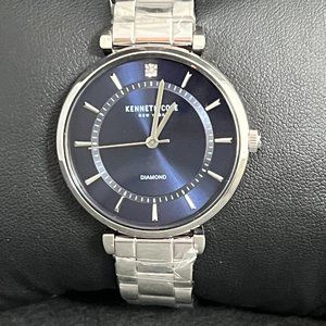 Kenneth Cole Diamond Collection Blue Dial Watch